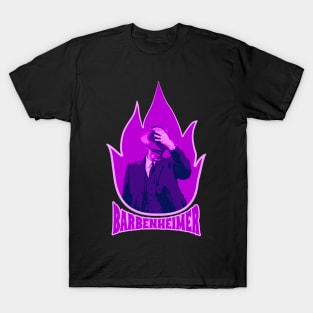 barbenheimer - pink fire T-Shirt